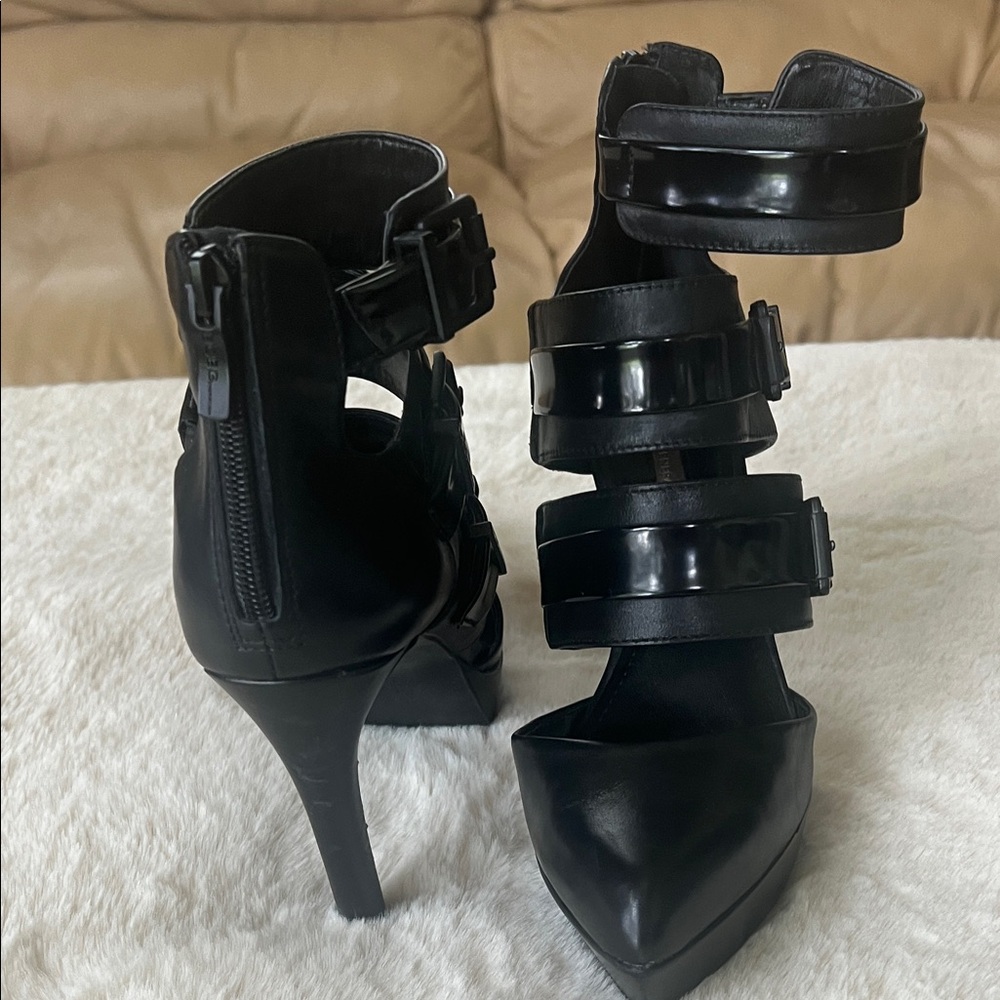 Bcbgeneration Black Multi-Strap Heels - image 2